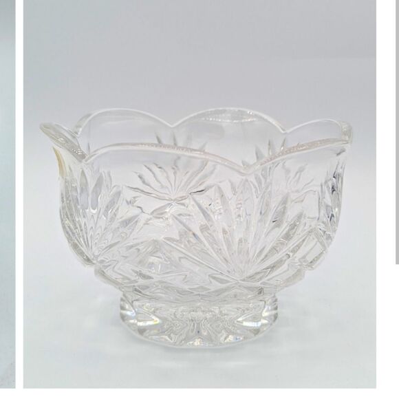 Noritake Crystal Hampton Hall Collection 6" footed potpourri bowl  908/788 - Picture 2 of 6